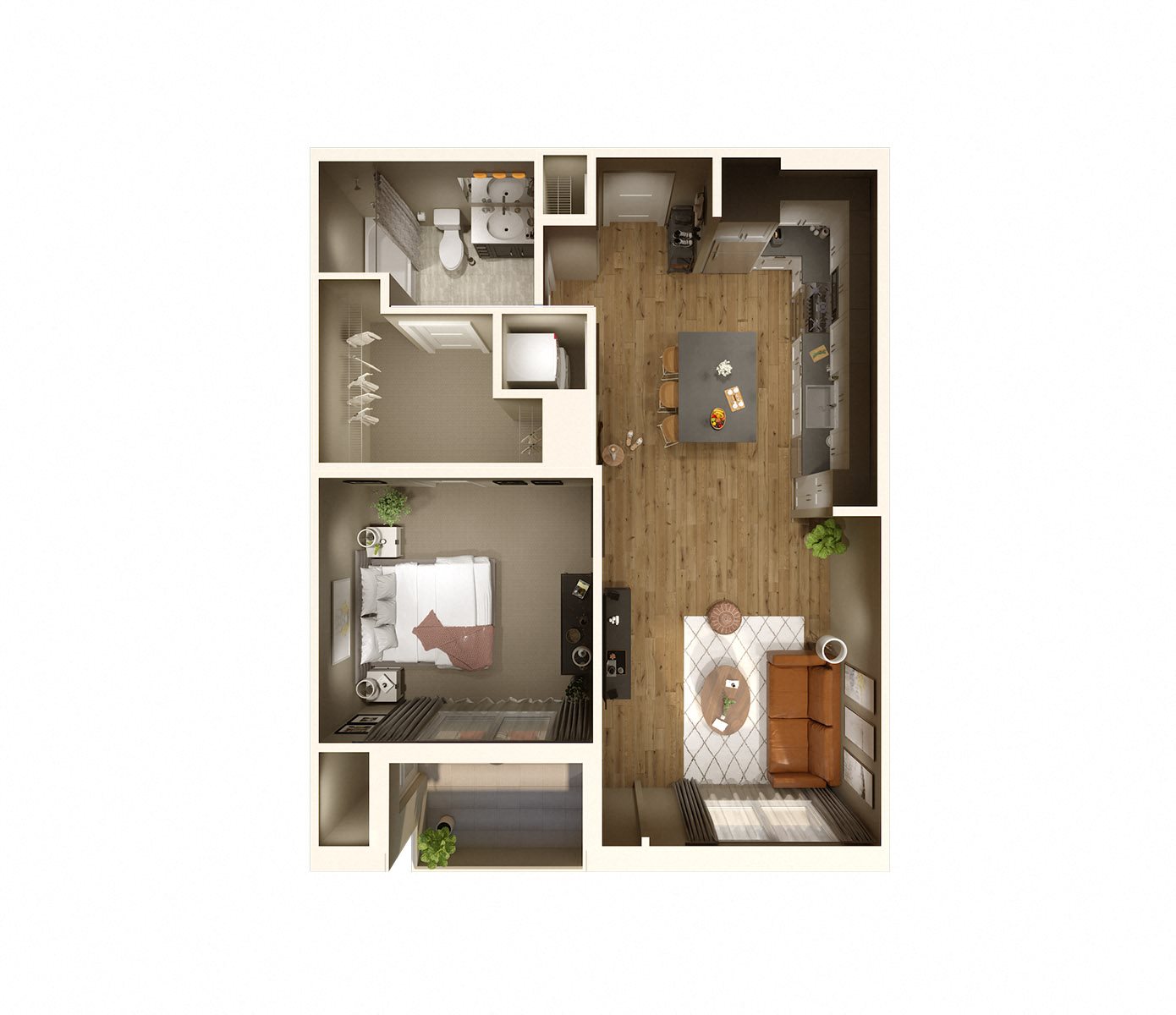 Ivy at Keva Flats Ivy floor plan of Keva Flats luxury apartments in Exton, PA